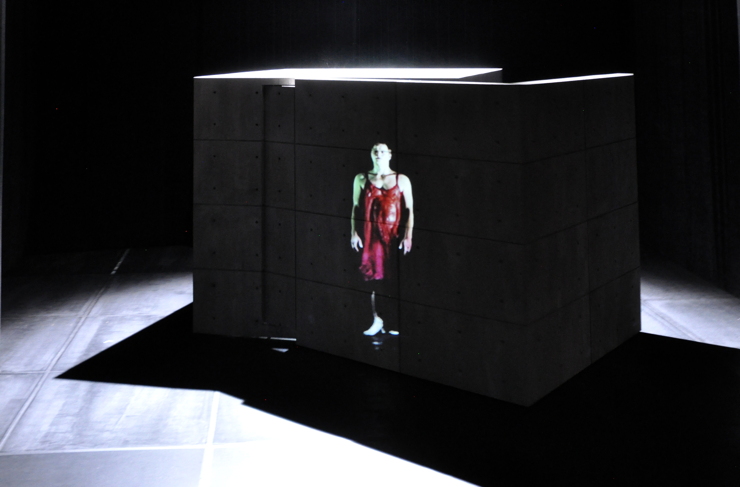 Emilia Galotti, 2018 Deutsches Theater Goettingen, direction Maik Priebe, stage design Susanne Maier-Stauffen, music Ole Schmidt